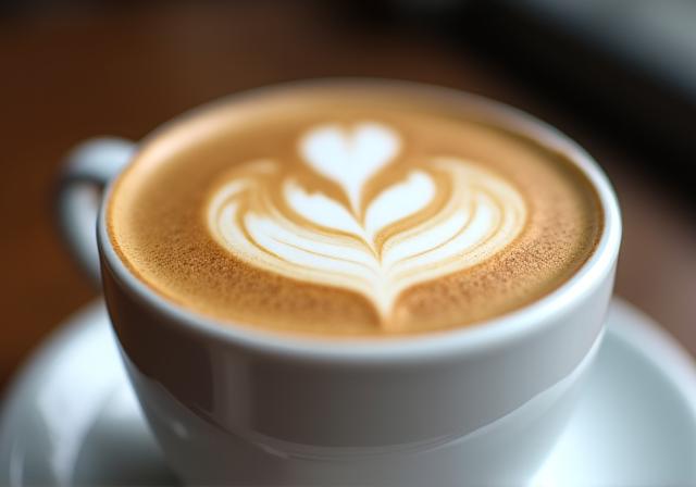 Cappuccino perfetto con latte art